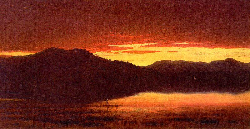 Sanford Robinson Gifford Twilight at Mt Merino china oil painting image